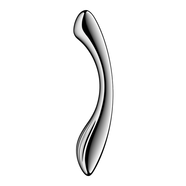 Satisfyer Pure Gravity 1 argento: dildo in acciaio