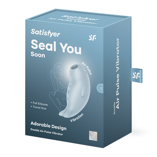 Satisfyer Seal You Soon azzurro: succhia clitoride ad Air Pulse