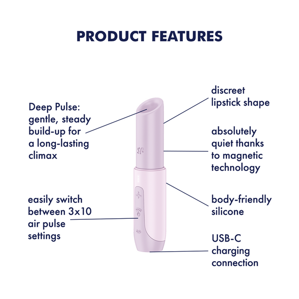 Satisfyer Secret Kiss rosa: succhia clitoride ad Air Pulse