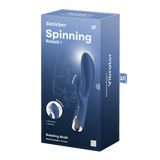 Satisfyer Spinning Rabbit 1 blu: vibratore rabbit rotante