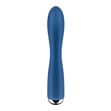 Satisfyer Spinning Rabbit 1 blu: vibratore rabbit rotante