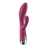 Satisfyer Spinning Rabbit 1 rosso: vibratore rabbit rotante