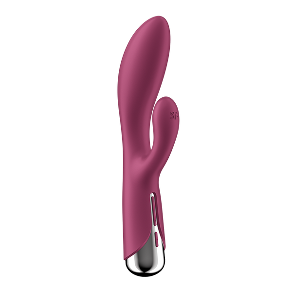 Satisfyer Spinning Rabbit 1 rosso: vibratore rabbit rotante