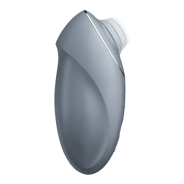 Satisfyer Tap & Climax 1 grigio azzurro: vibratore clitorideo a picchiettamento