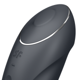 Satisfyer Tap & Climax 1 grigio: vibratore clitorideo a picchiettamento