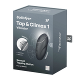Satisfyer Tap & Climax 1 grigio: vibratore clitorideo a picchiettamento