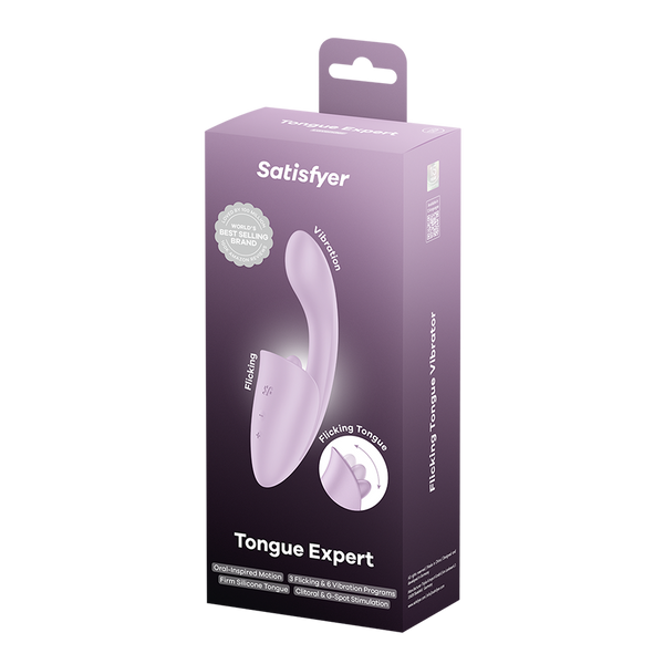 Satisfyer Tongue Expert lavanda: vibratore a lingua