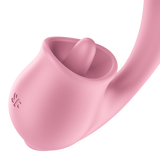 Satisfyer Tongue Genius rosa: vibratore a lingua