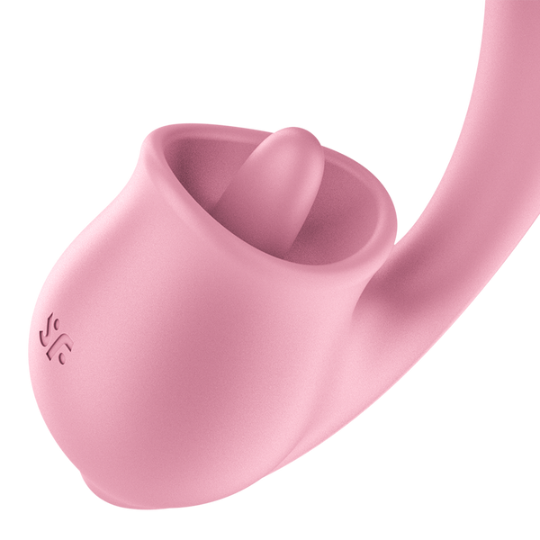 Satisfyer Tongue Genius rosa: vibratore a lingua