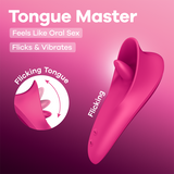 Satisfyer Tongue Master rosa: vibratore a lingua
