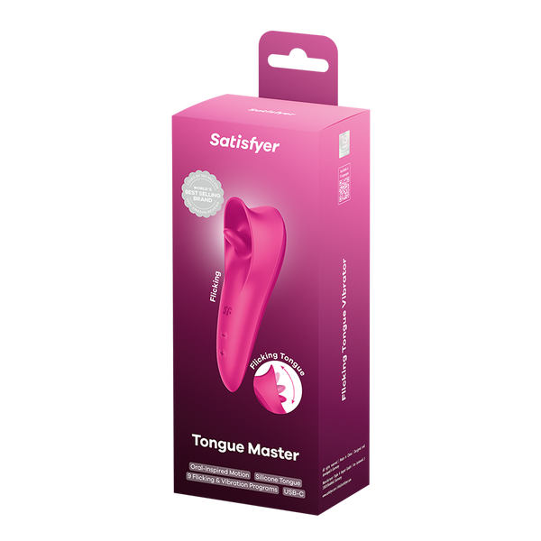 Satisfyer Tongue Master rosa: vibratore a lingua