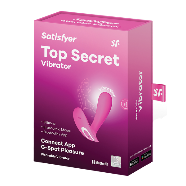 Satisfyer Top Secret Connect App rosa: vibratore indossabile