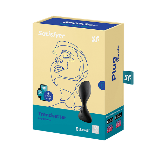 Satisfyer Trendsetter Connect App nero: plug anale vibrante