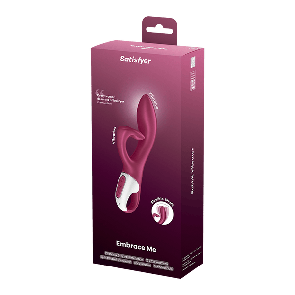 Satisfyer Embrace me fucsia: vibratore rabbit