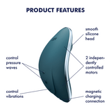 Satisfyer Vulva Lover 1 blu: succhia clitoride ad Air Pulse