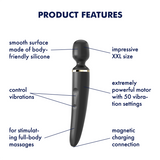 Satisfyer Wand-er Woman nero e oro: massaggiatore wand