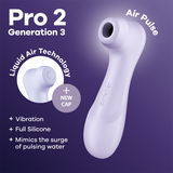 Satisfyer Pro 2 Generation 3 lilla: succhia clitoride ad Air Pulse