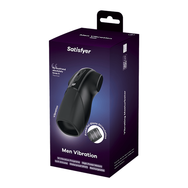 Satisfyer Men Vibration nero: masturbatore vibrante