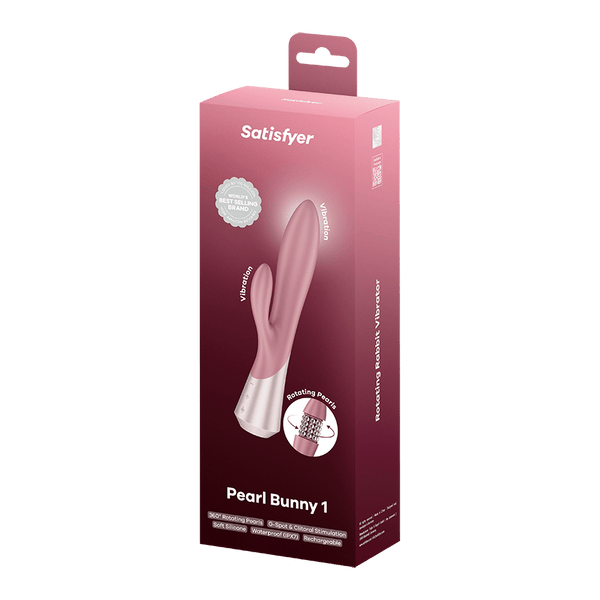 Satisfyer Pearl Bunny 1 terracotta: vibratore rabbit con perle rotanti