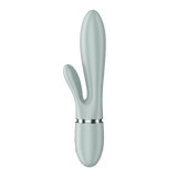 Satisfyer Pearl Bunny 2 verde grigio: vibratore rabbit con perle rotanti