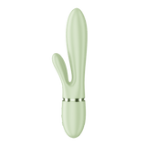 Satisfyer Pearl Bunny 2 verde chiaro: vibratore rabbit con perle rotanti