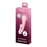 Satisfyer Pearl Bunny 3 rosa: vibratore rabbit con perle rotanti