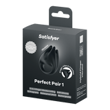 Satisfyer Perfect Pair 1 nero: vibratore da dito e anello fallico