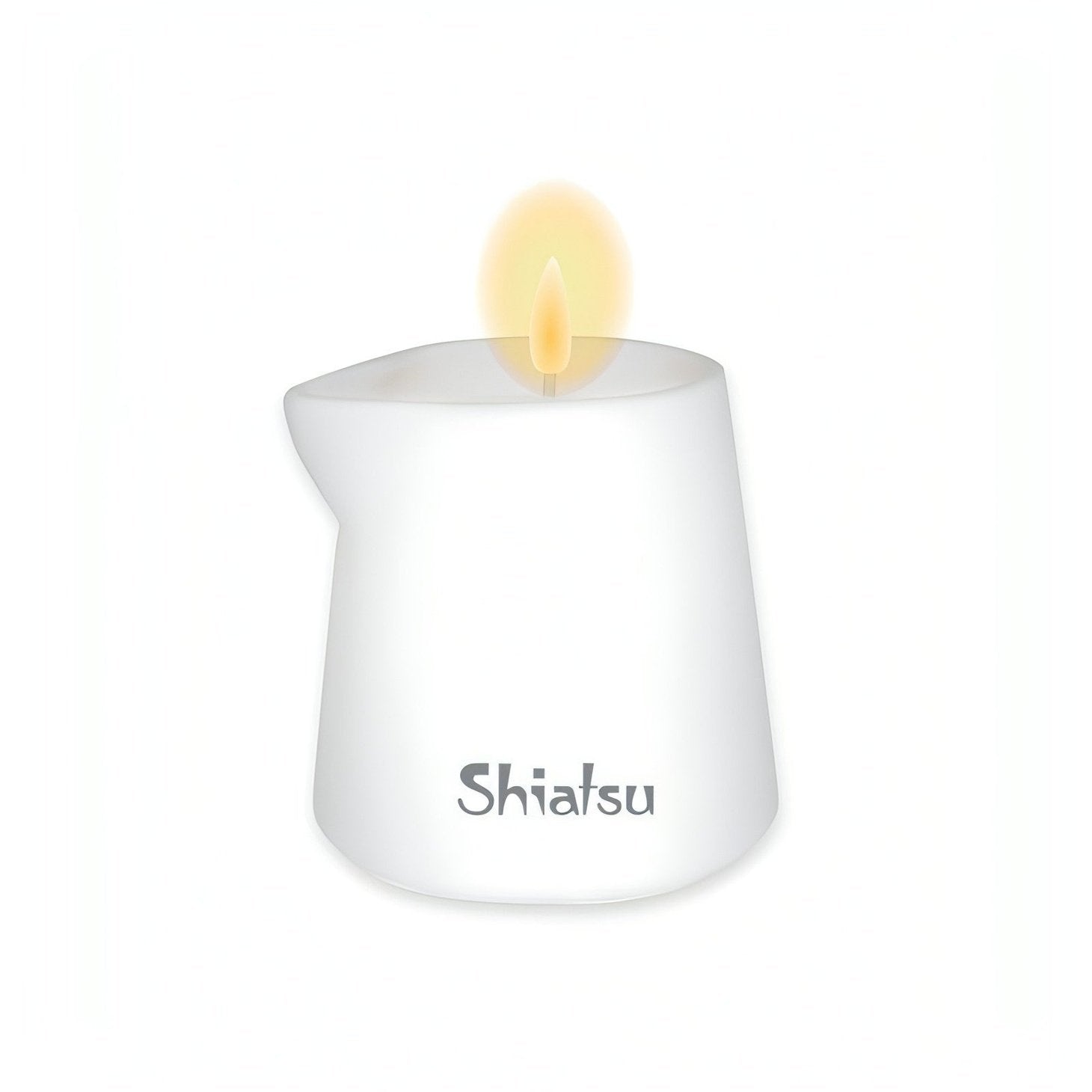 Shiatsu Massage Candle - Candela da massaggio profumata che si trasforma in olio da massaggio - 130 g, aroma Lampone e Crema di