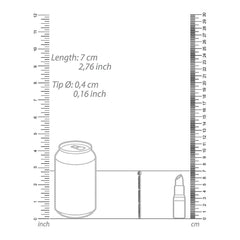 Urethral Sounding - Metal Stick Lungo 70 mm - Diametro 4 mm