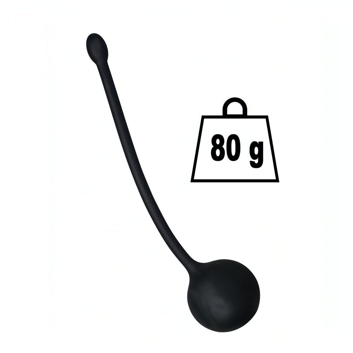 Silicone 80gr Heavy Ball - Black