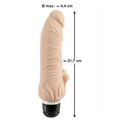 Silicone Classic 2.0 Maxi Vibrator - Ricaricabile, 7 diversi programmi di vibrazione, Rosa Carne