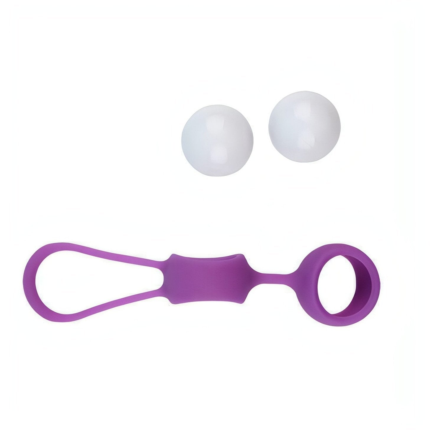 Silicone Geisha Balls Ø 3.6 cm - Purple