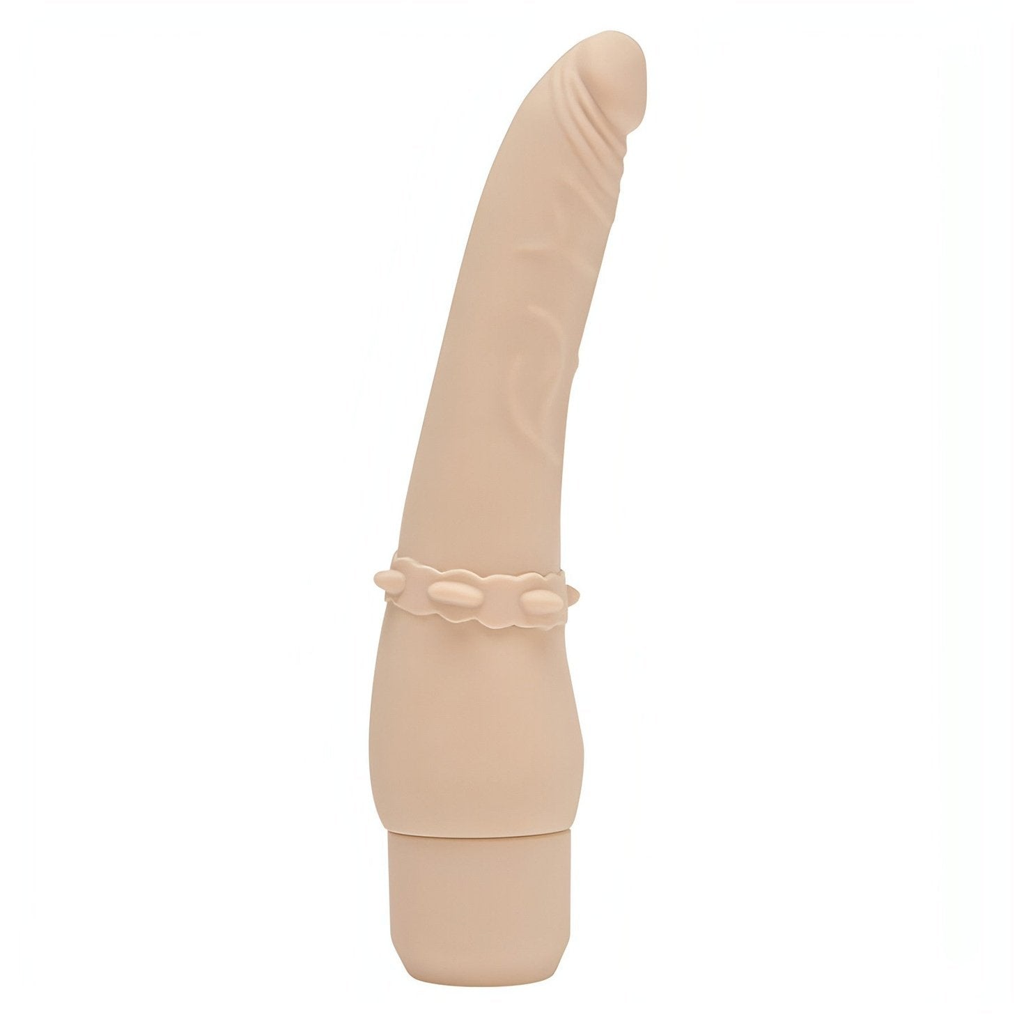 Slimline 100% Silicone Vibrator - Flesh