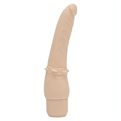 Slimline 100% Silicone Vibrator - Flesh