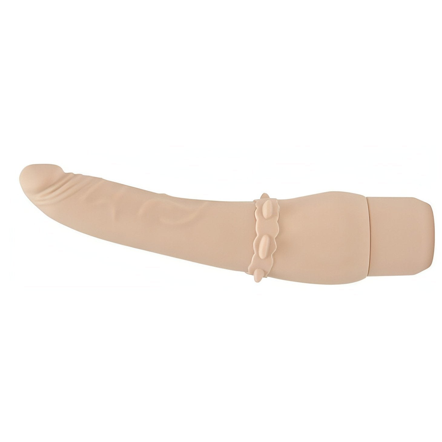 Slimline 100% Silicone Vibrator - Flesh