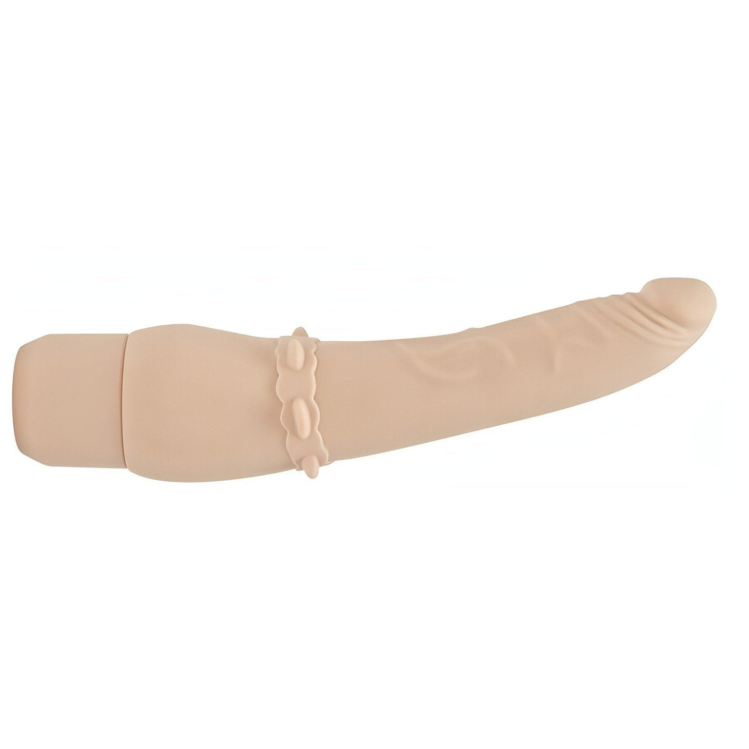 Slimline 100% Silicone Vibrator - Flesh