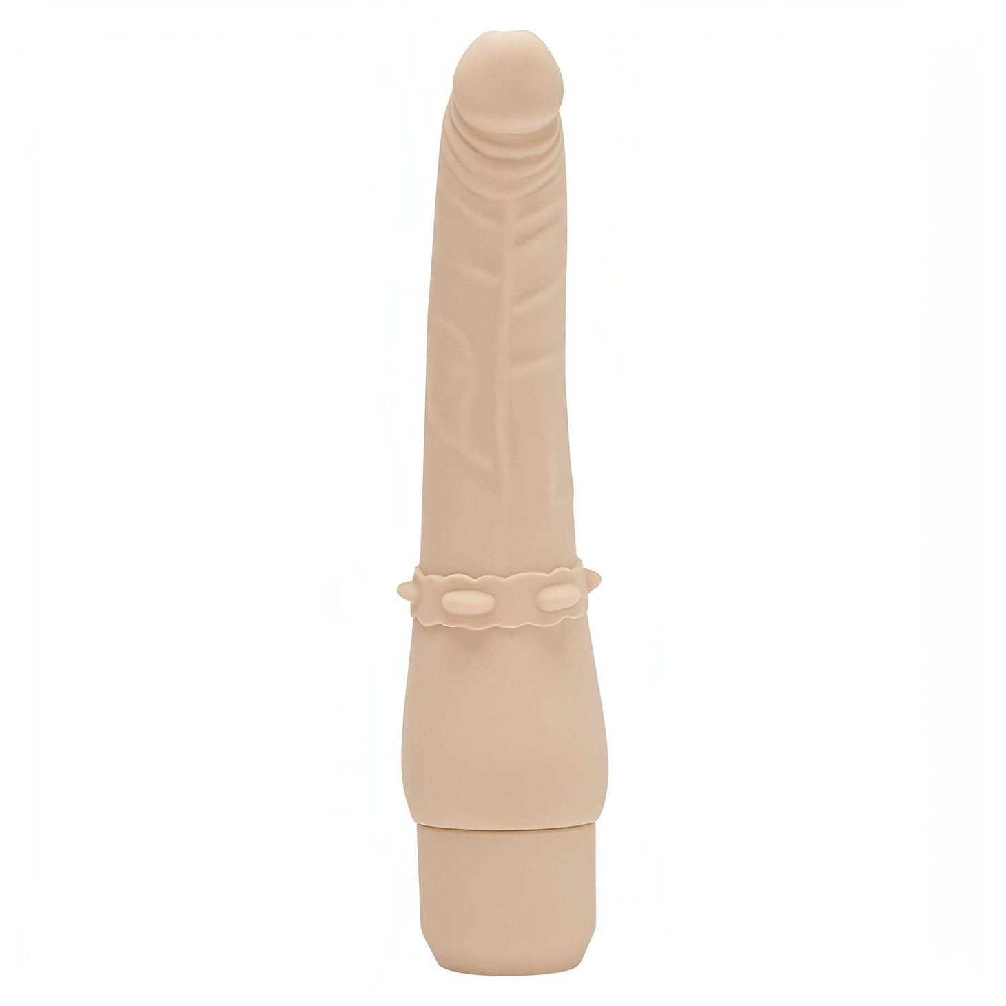 Slimline 100% Silicone Vibrator - Flesh