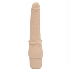 Slimline 100% Silicone Vibrator - Flesh