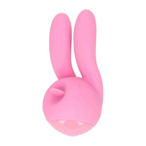 Angolo laterale stimolatore clitorideo Funny Bunny con protuberanza centrale per vibrazioni