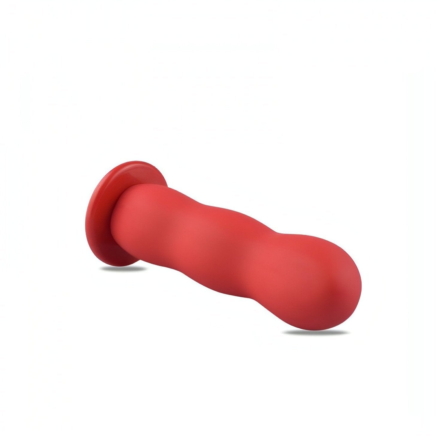 Strap-on in silicone con sistema Hung-In - 5'', Rosso