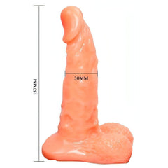 Strap-on Realistico 15.7 cm - Rosa Carne