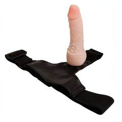 Strap-on reallistico morbido realizzato in TPR Ultraskin 16 cm Ø 3.3 cm - Rosa Carne