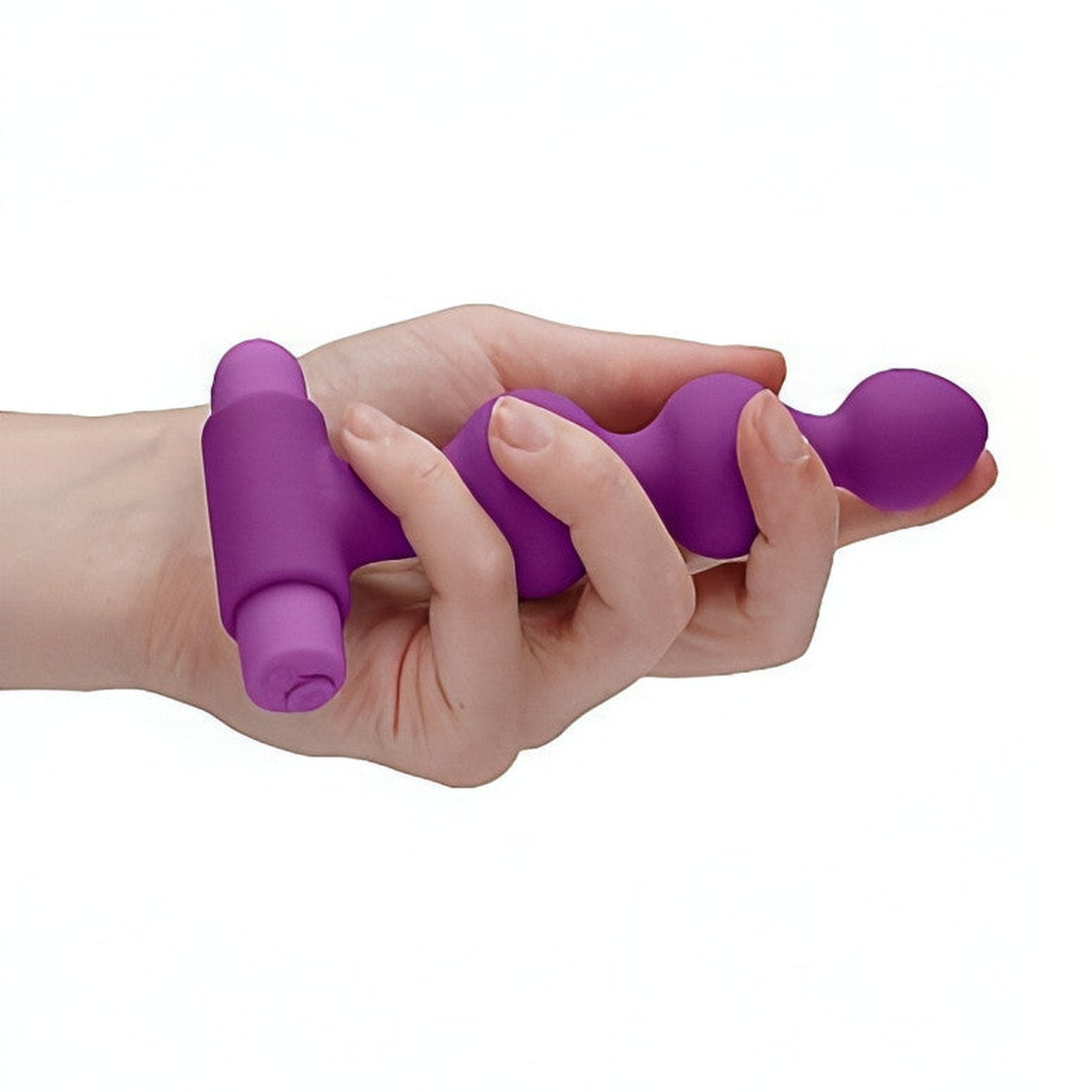 Super Anal Kit: 3 Anal Beads e 2 Anal Plugs con Vibratore Intercambiabile - 100% Silicone Medicale, Anallergico, Ricaricabile