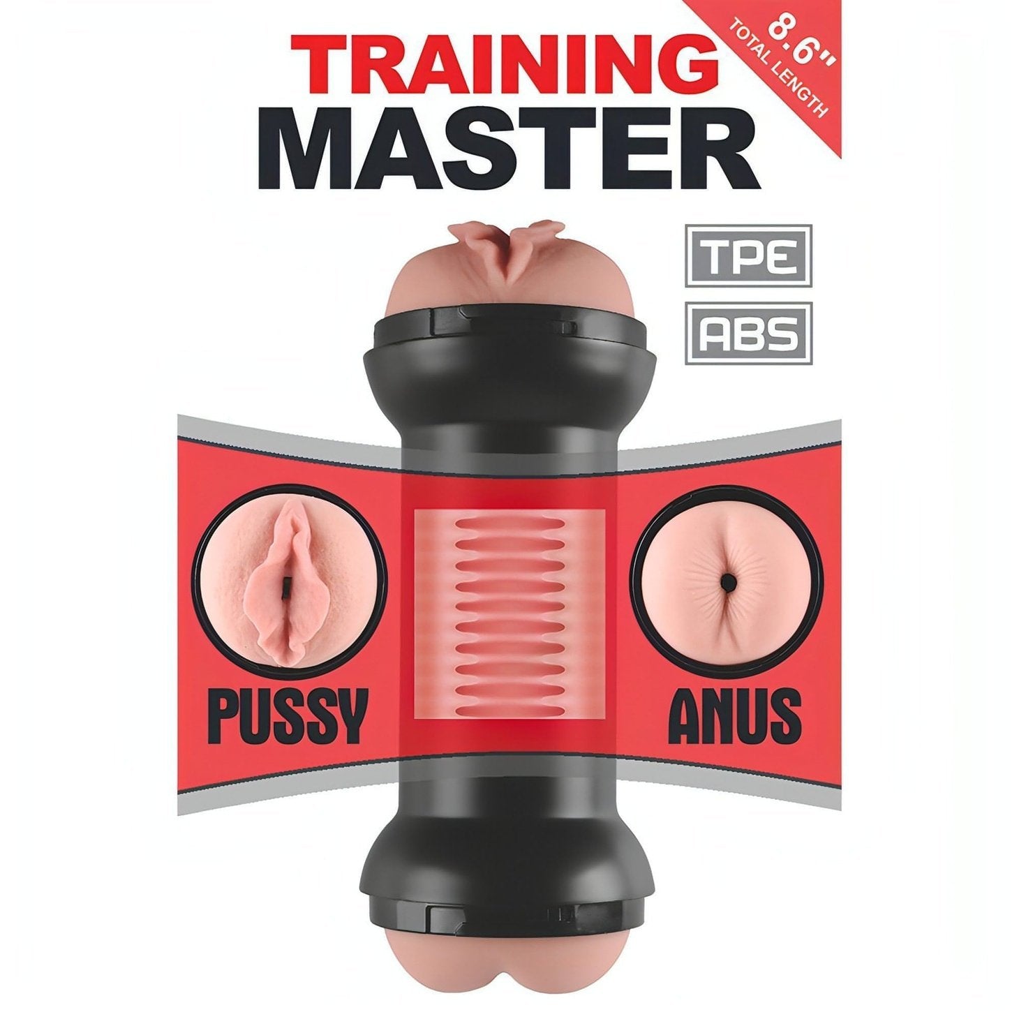 Training Master Double Side Stroker - Fleshlight Ano e Vagina