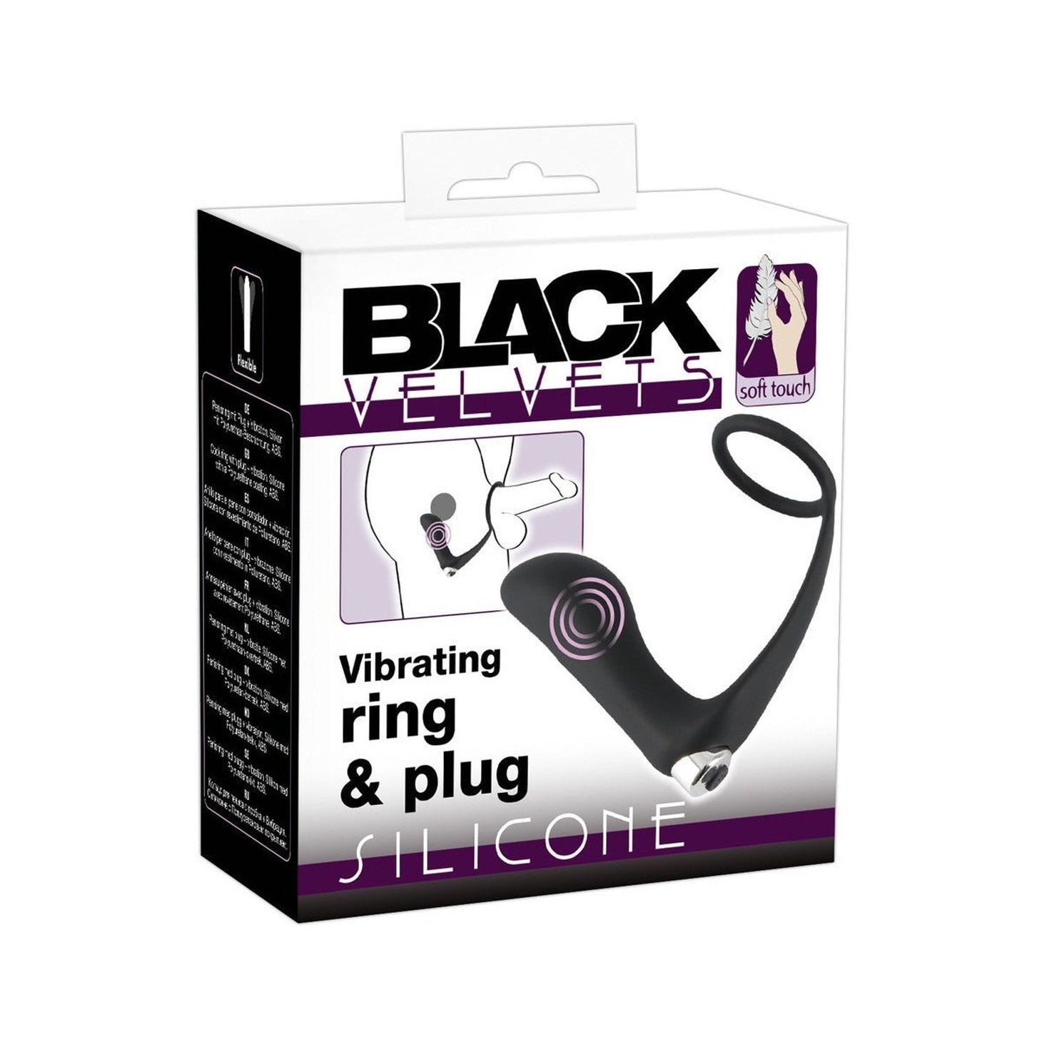 Vibrating Ring e Plug - Silicone Medicale