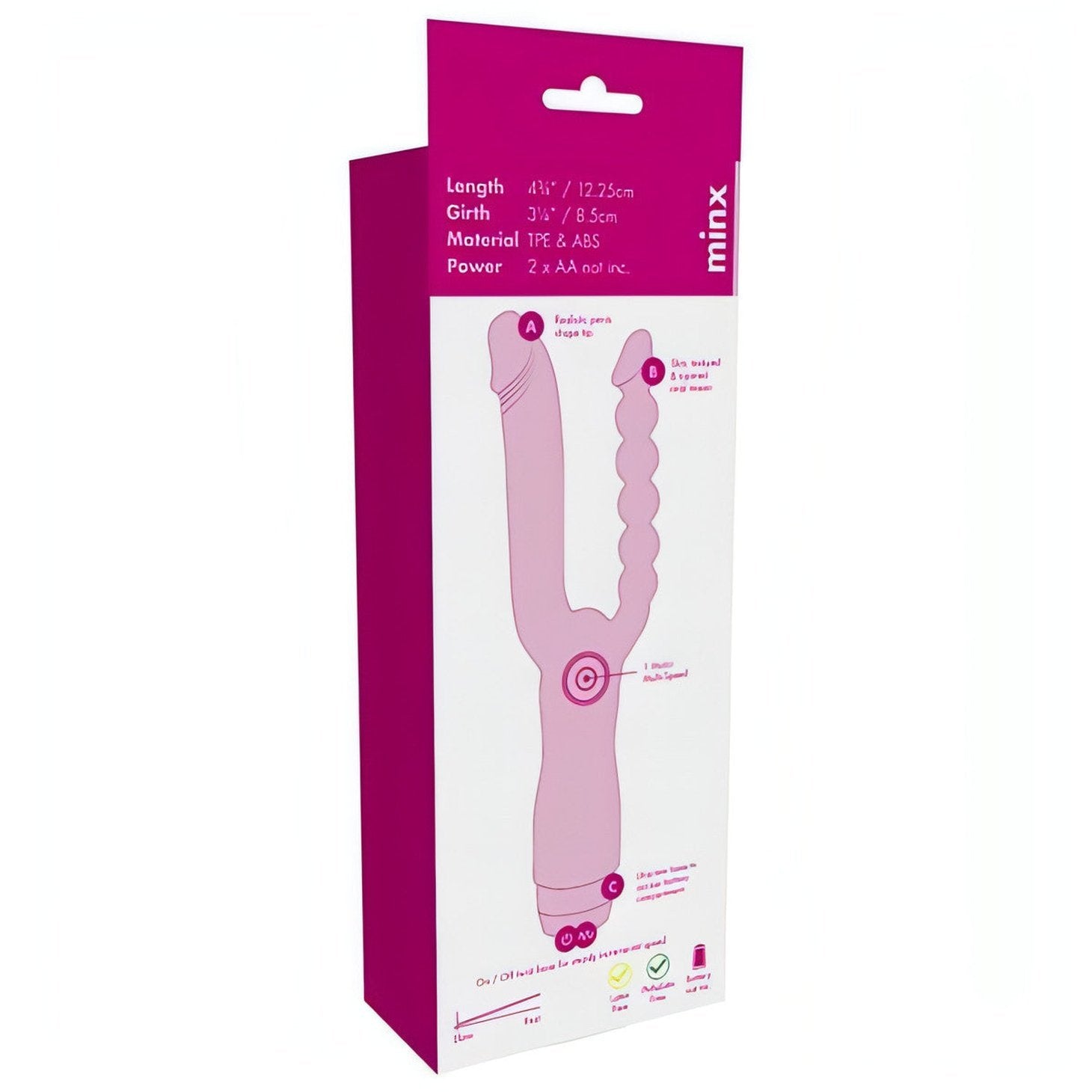 Vibratore anale/vaginale multispeed Extreme Dual Vibrator