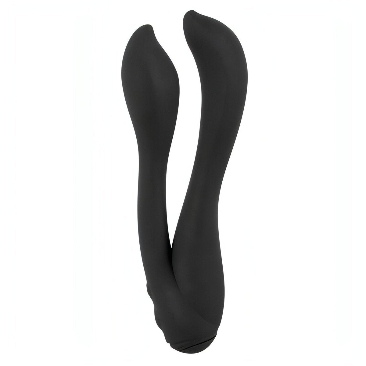 Black Leaf Dual Stimulation Vibrator - Doppio Motore da 7 diversi programmi di vibrazione, Silicone Medicale, Soft Touch & Flexi