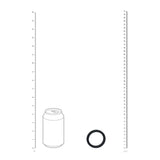 Wide O Anello Fallico in Silicone 42 mm