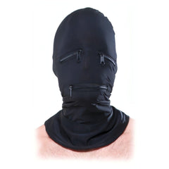 Zipper Face Cappuccio con Zip Occhi e Bocca