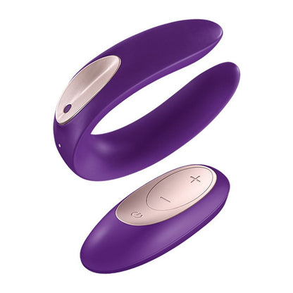 Double Plus Remote Partner Vibrator - Purple